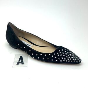 JIMMY CHOO Romy Swarovski crystal sz 7